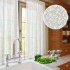 Комплект тюля кружево для окна кухни, кружево, 165 см, белый - фото 2