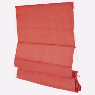Римские шторы тканевые Элегия, полиэстер, 160 см, красный - фото 1